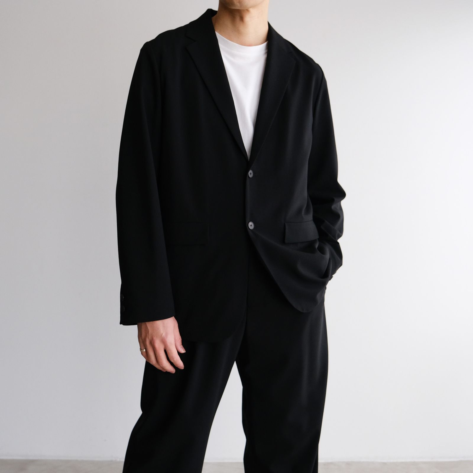 ATON - High Twist Wool Tailored Jacket -テーラードジャケット 