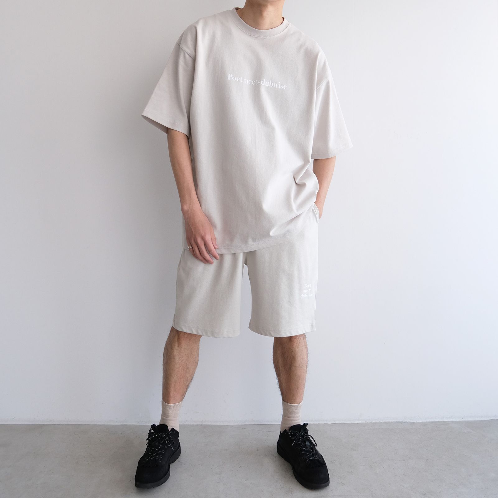 PMD Logo Low Oversized T-Shirt -Tシャツ-（F.Gray / フェードグレー）