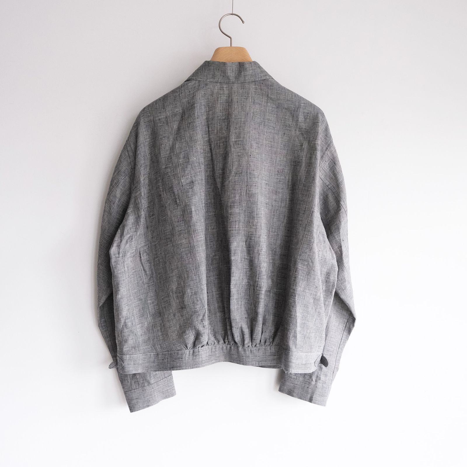 Linen-Trucker Jacket -ジャケット-（G.Plaid / グレンチェック）