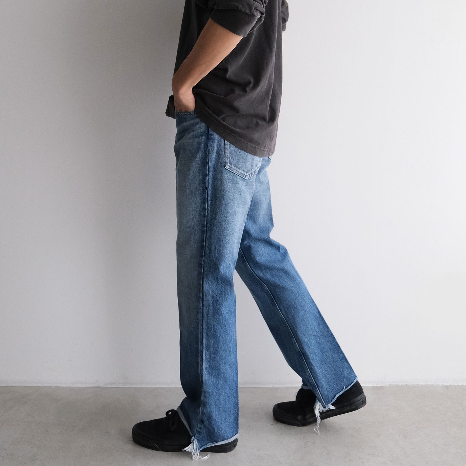 002 Flare Denim -デニム-（Blue Used / ブルーユーズド）