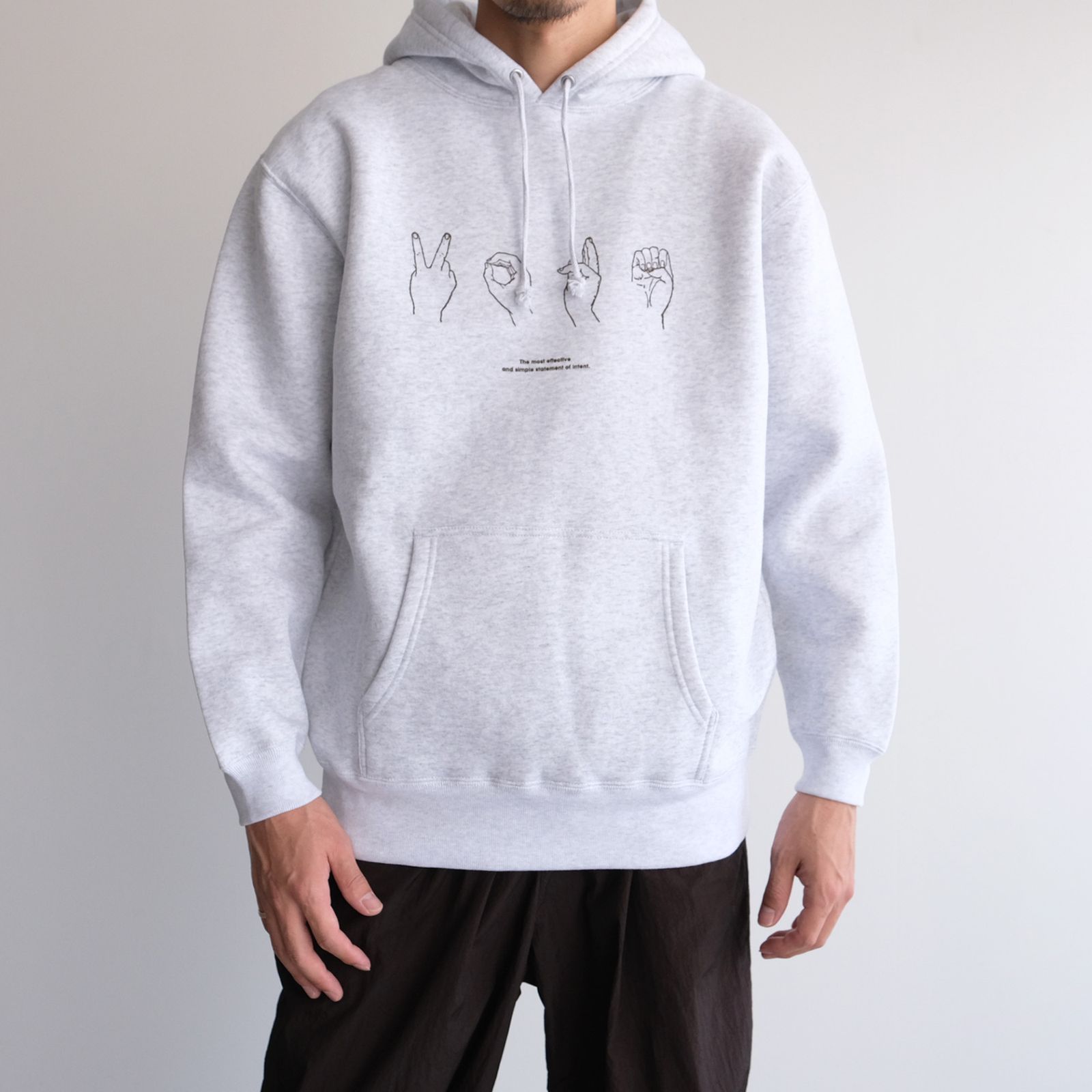 POET MEETS DUBWISE - Vote Hoodie -パーカー-（A.Gray