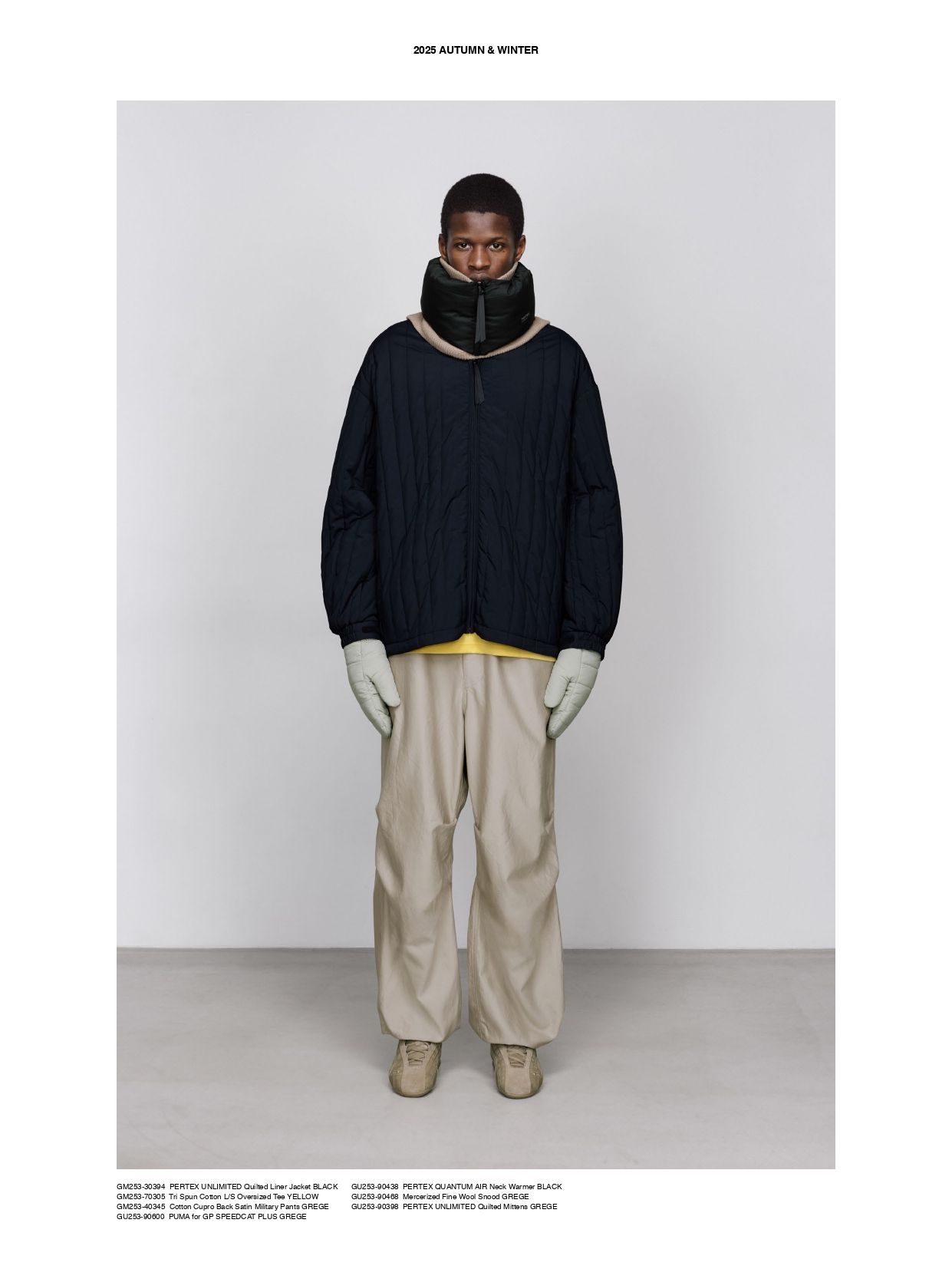 Mercerized Fine Wool Snood -スヌード-（Yellow / イエロー）