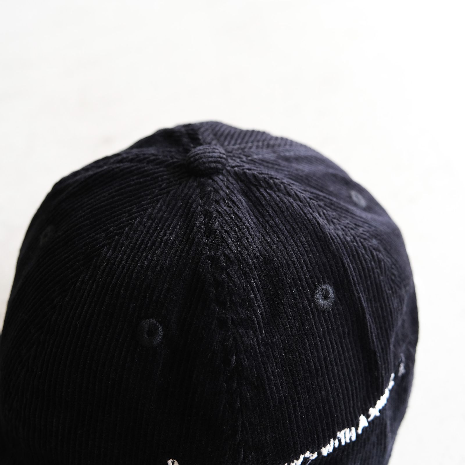 Embroidered Cap -キャップ-（Black / ブラック）