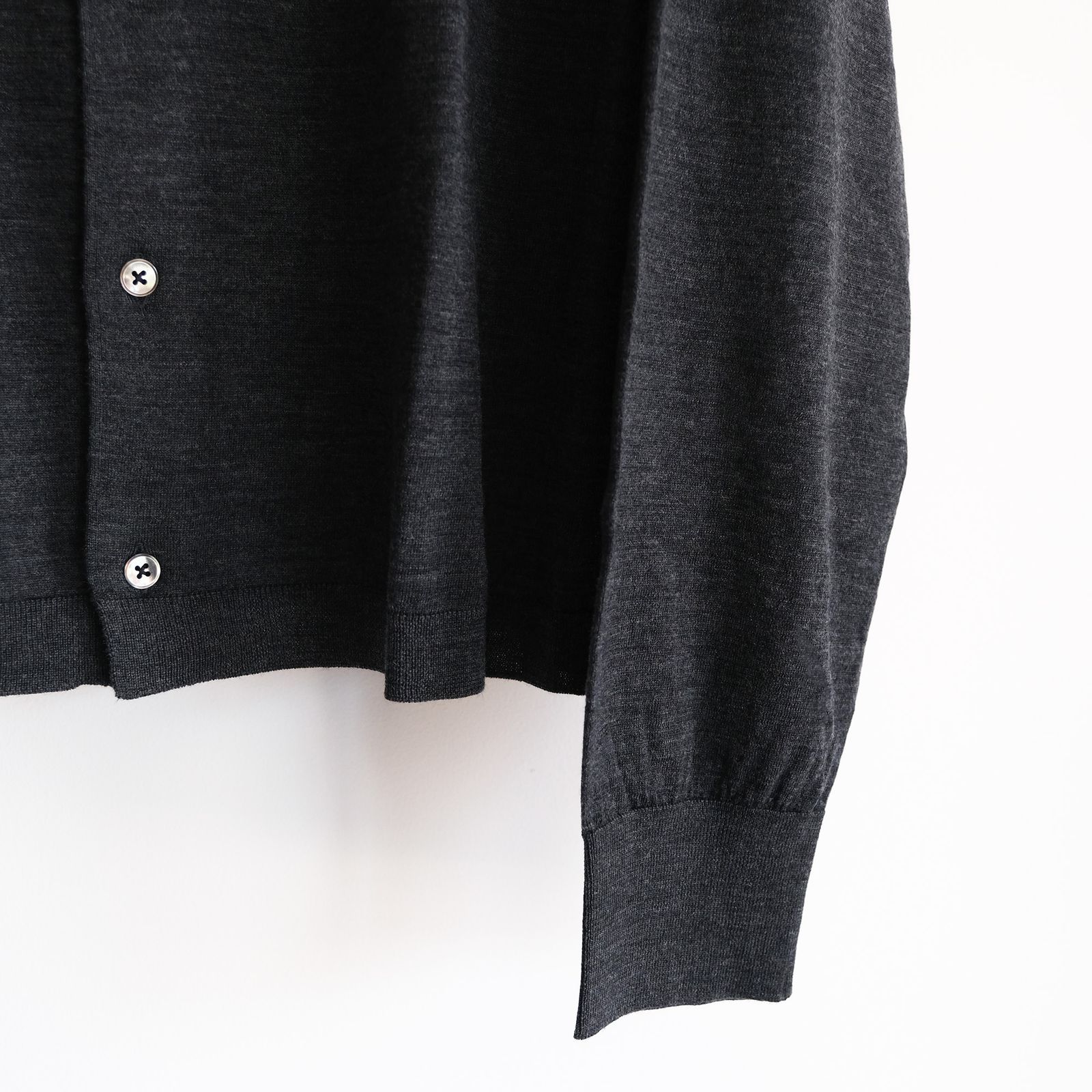 Knit Cardigan -ニット-（Charcoal / チャコール）