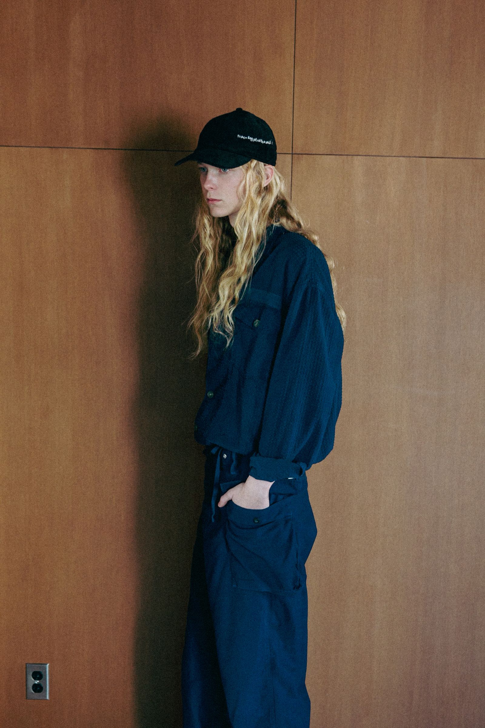 Embroidered Cap -キャップ-（Black / ブラック）