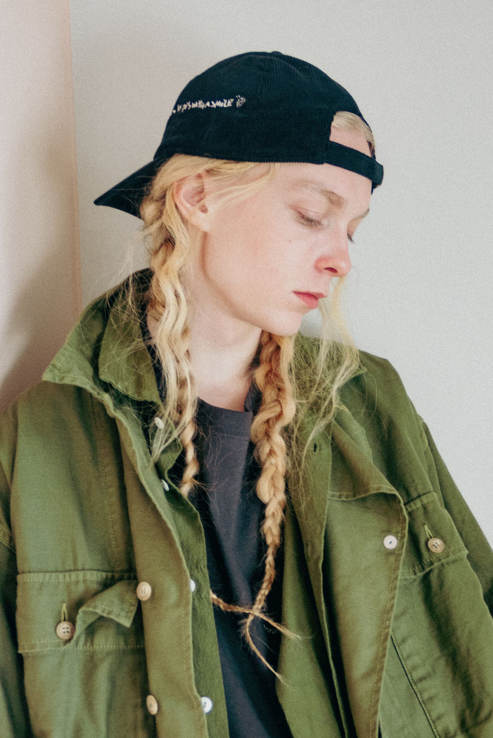 Embroidered Cap -キャップ-（Black / ブラック）