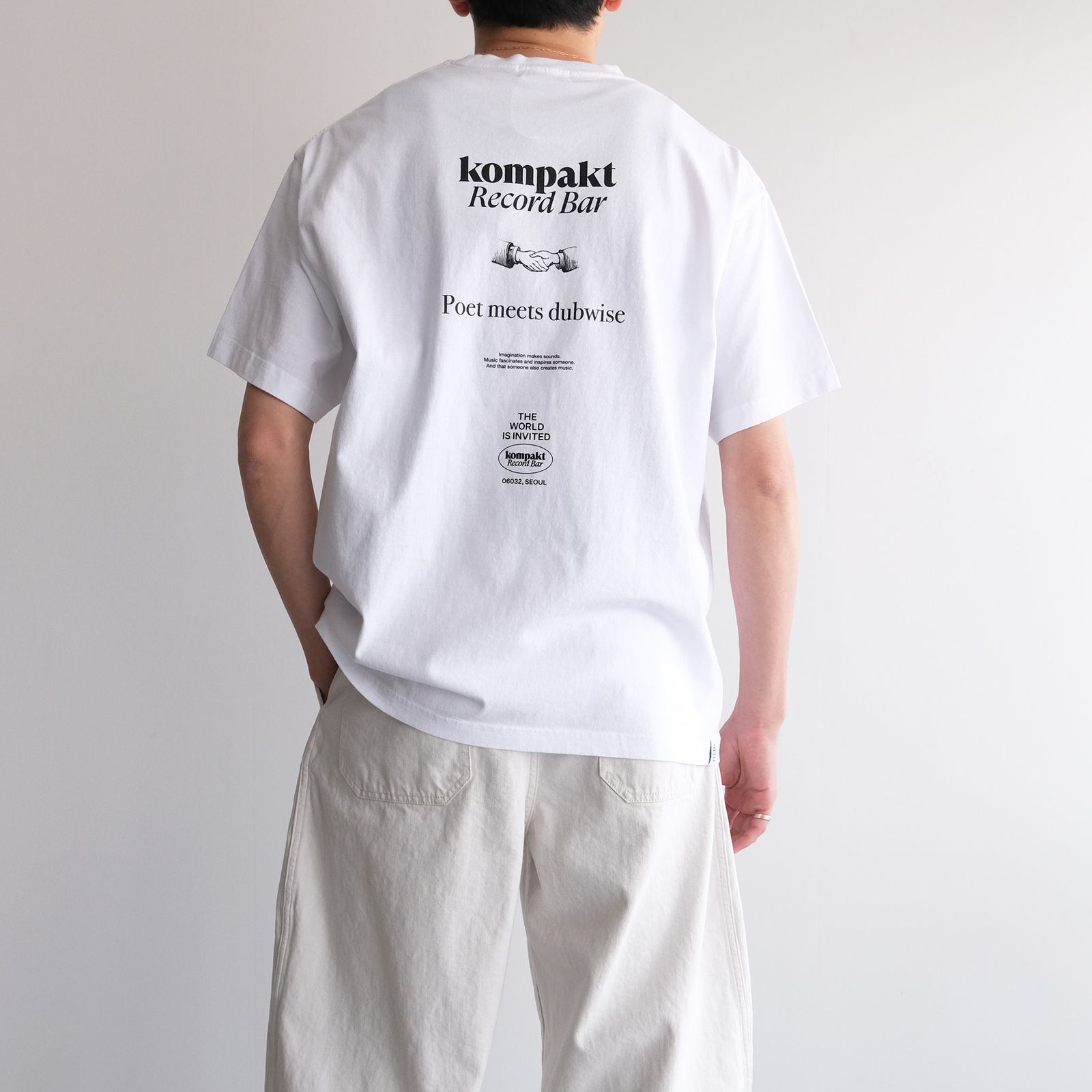 Kompakt Record Bar + PMD Loosefit T-Shirt -Tシャツ-（White / ホワイト）