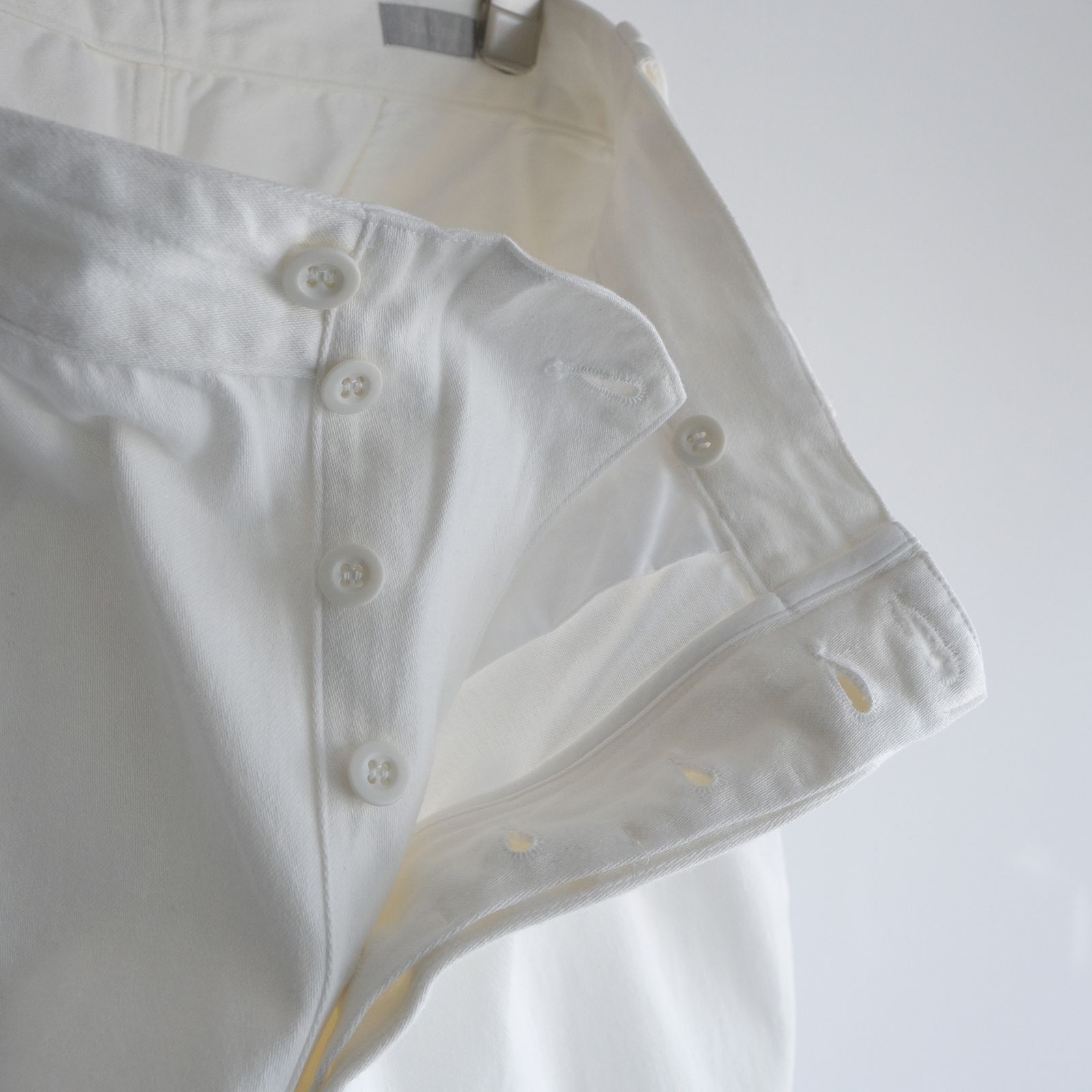 Satin Military Pants -パンツ-（Off White / オフホワイト）