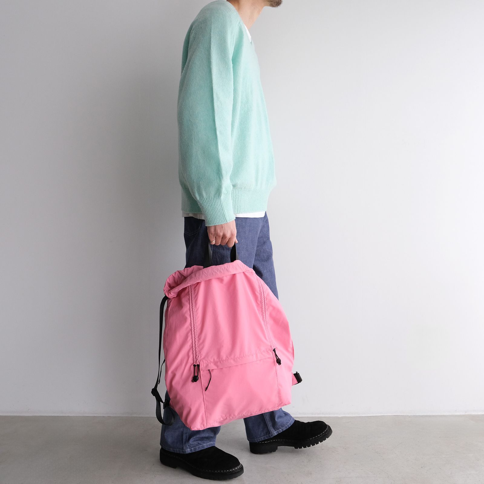 Nylon Knapsack -バッグ-（Pink / ピンク）