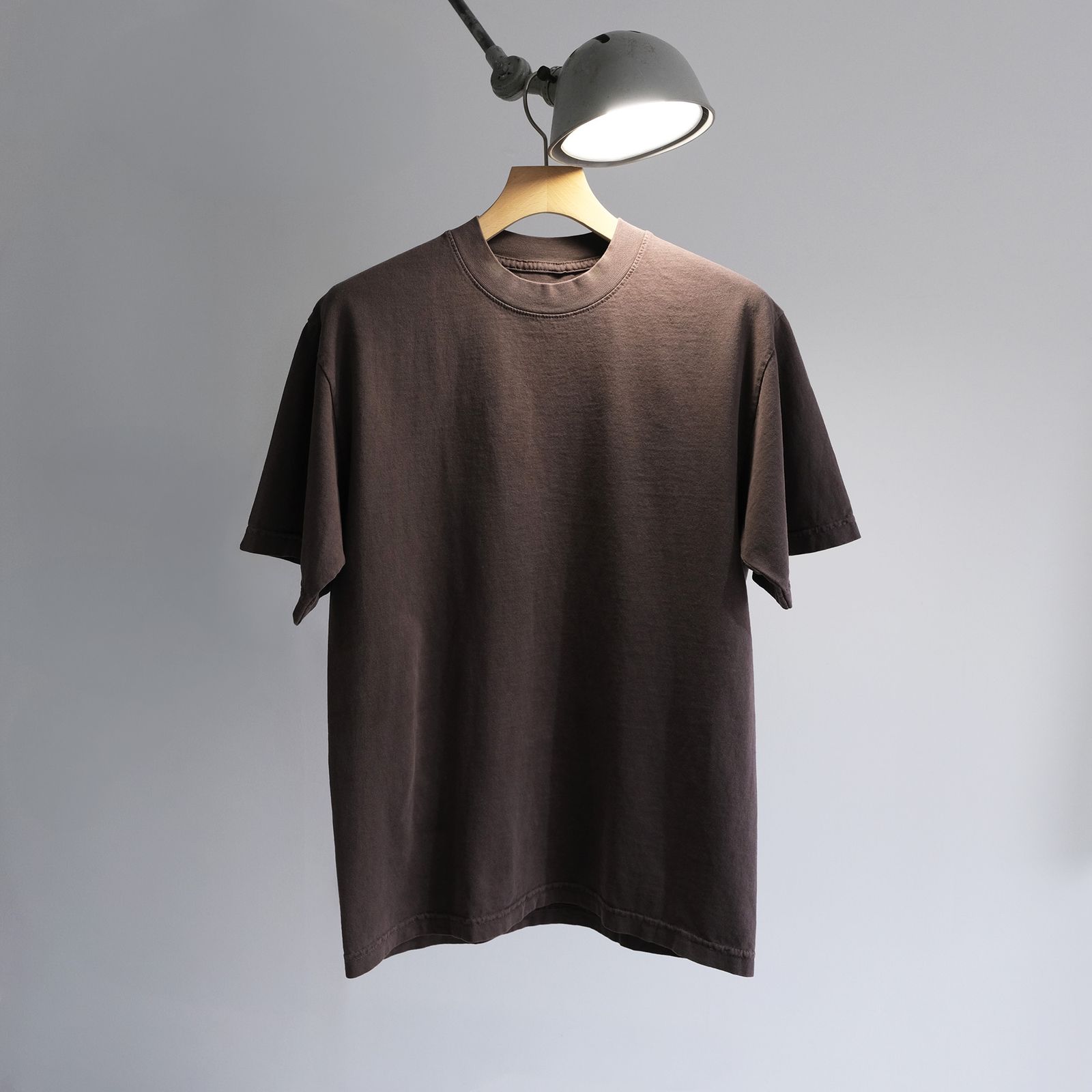 MINE Duct Tape T-Shirt / White Label STACK STORE 10th Anniversary Limited Color -Tシャツ-（PD Brown / ピグメントダイ ブラウン）