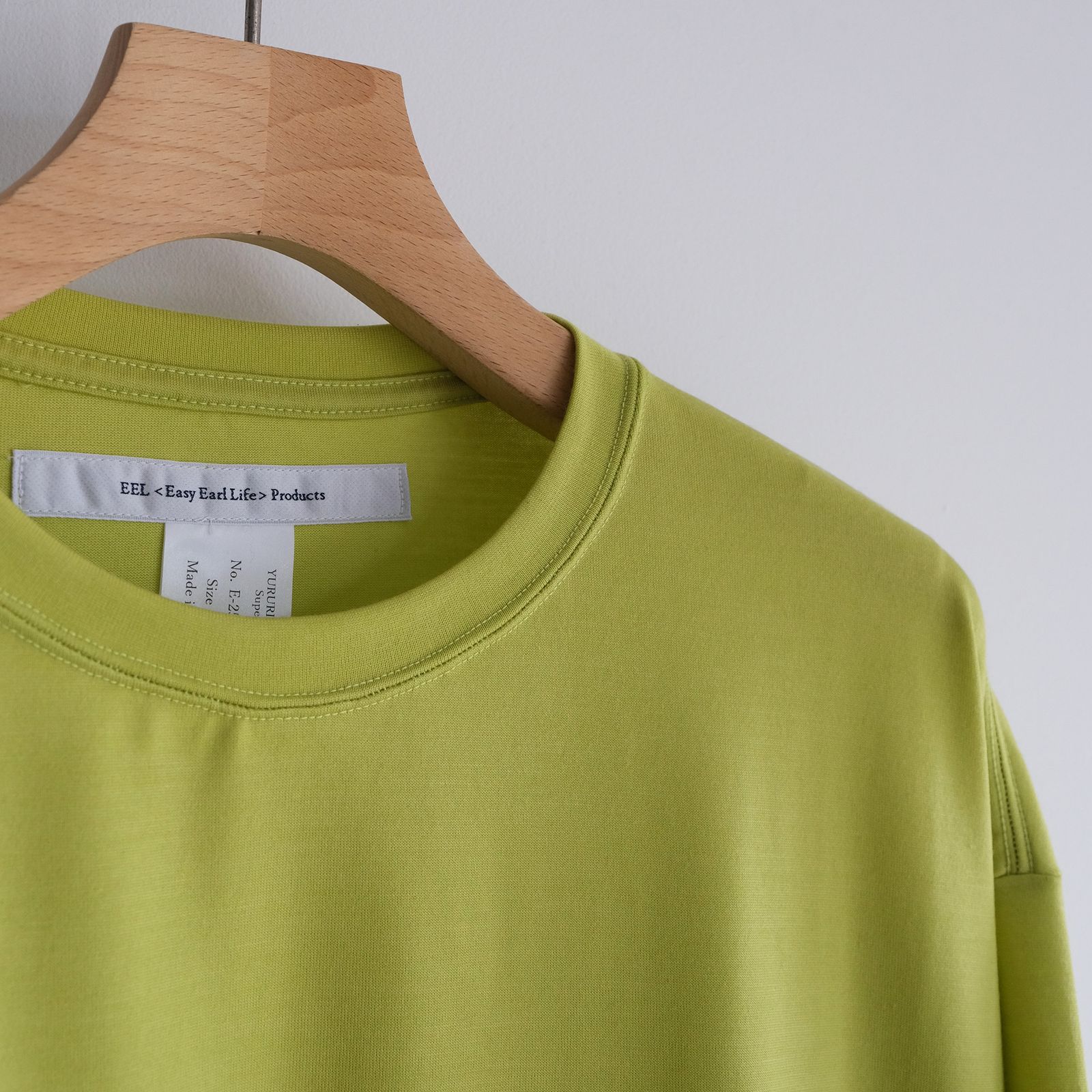 Yururi Tee L/S Super100s -Tシャツ-（Yellow / イエロー）