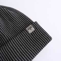2Way Paper Beanie -ビーニー-（Black×Gray / ブラック×グレー）