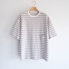 Yururi Tee 1/2 Border -Tシャツ-（L.Gray Border / L.グレーボーダー）