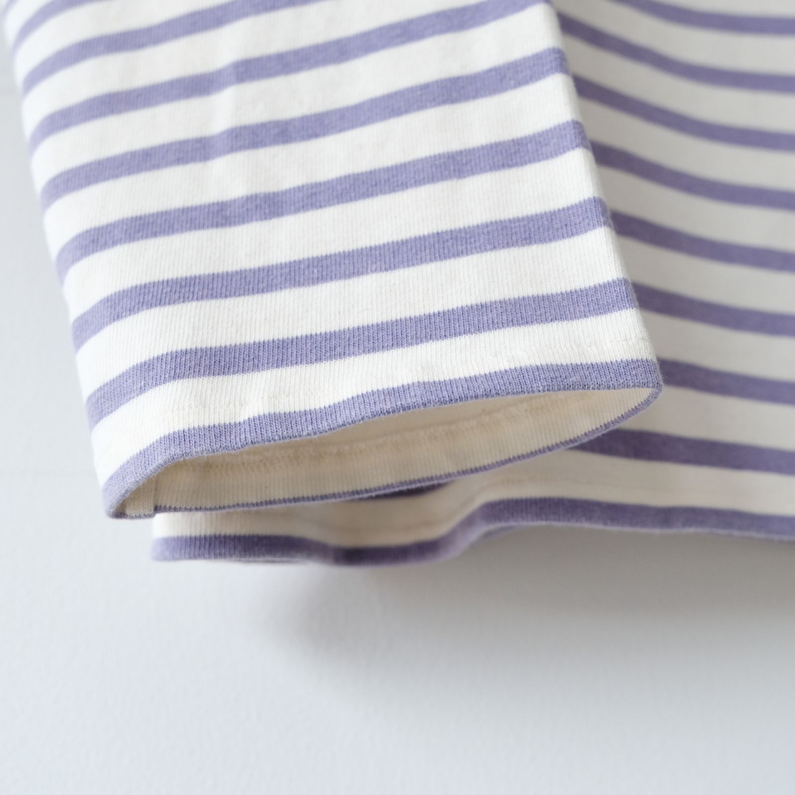 Long Sleeve Border Tee -Tシャツ-（Blue / ブルー）