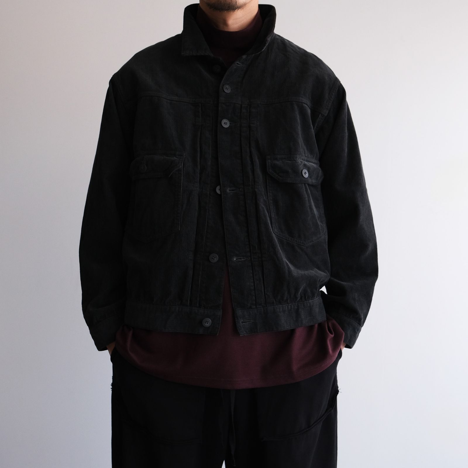 Merino Qualitee Turtle -Tシャツ-（Burgundy / バーガンディ）