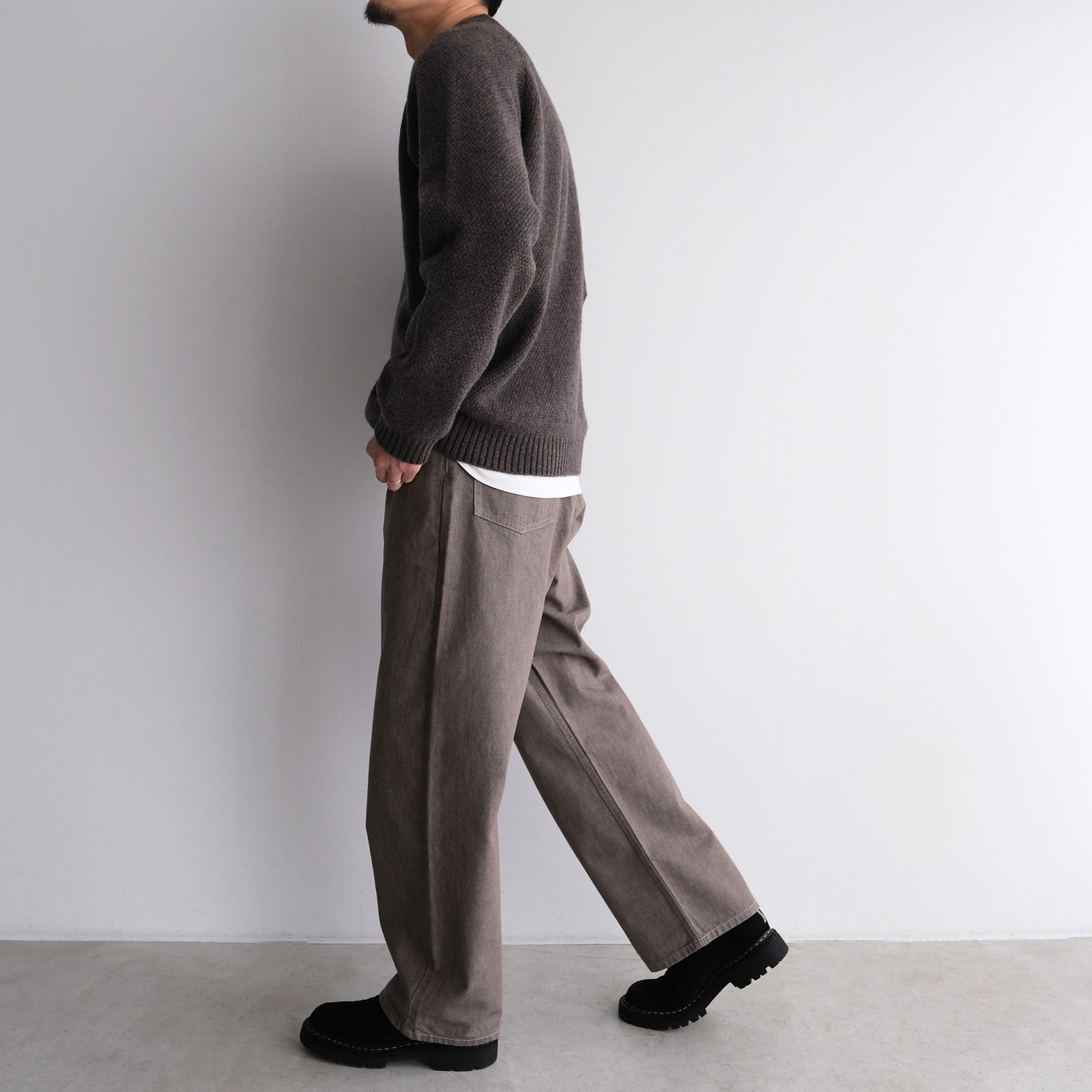 10.5oz BAGGY DENIM -デニム-（Gray / グレー）