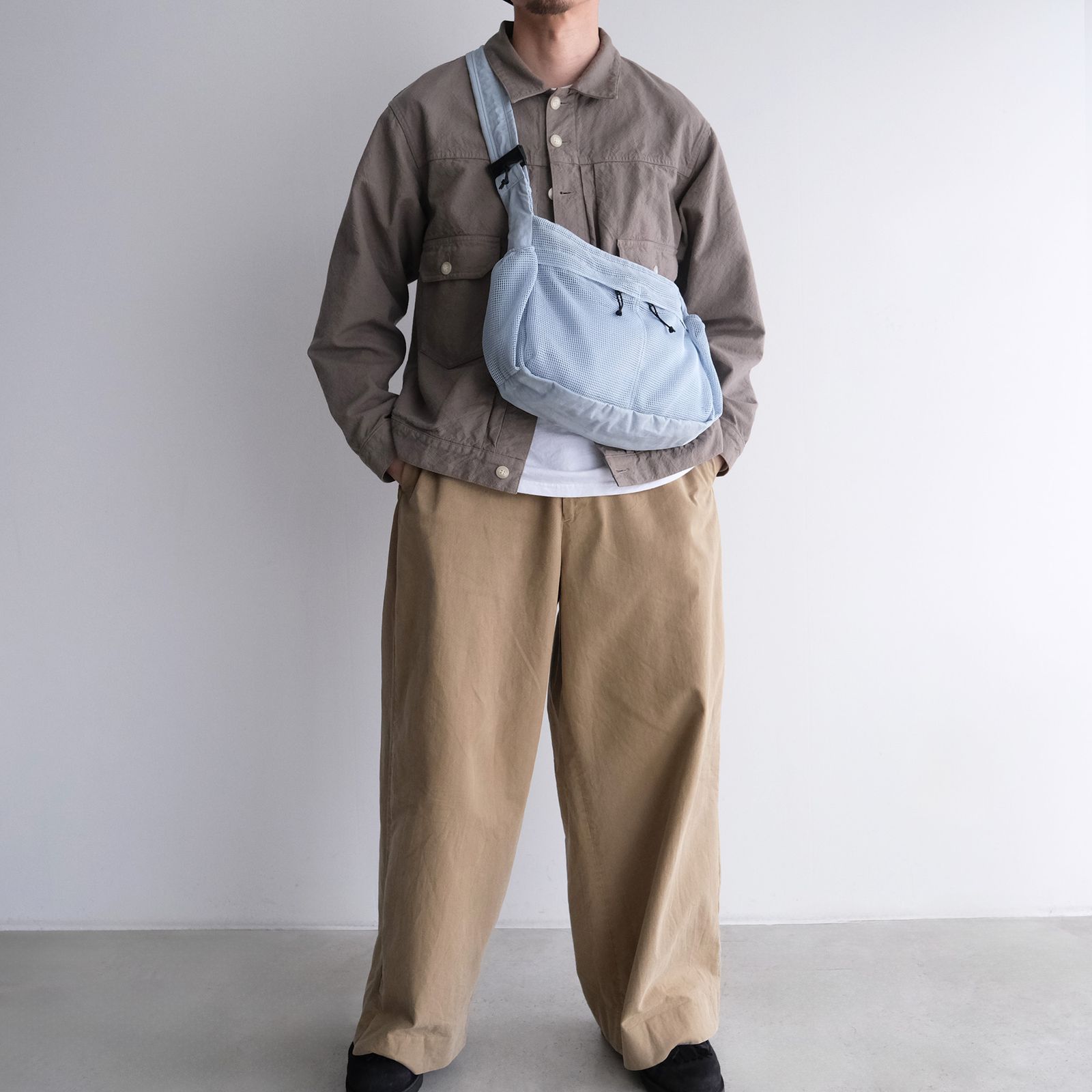 Mesh Shoulder Bag -バッグ-（Blue / ブルー）