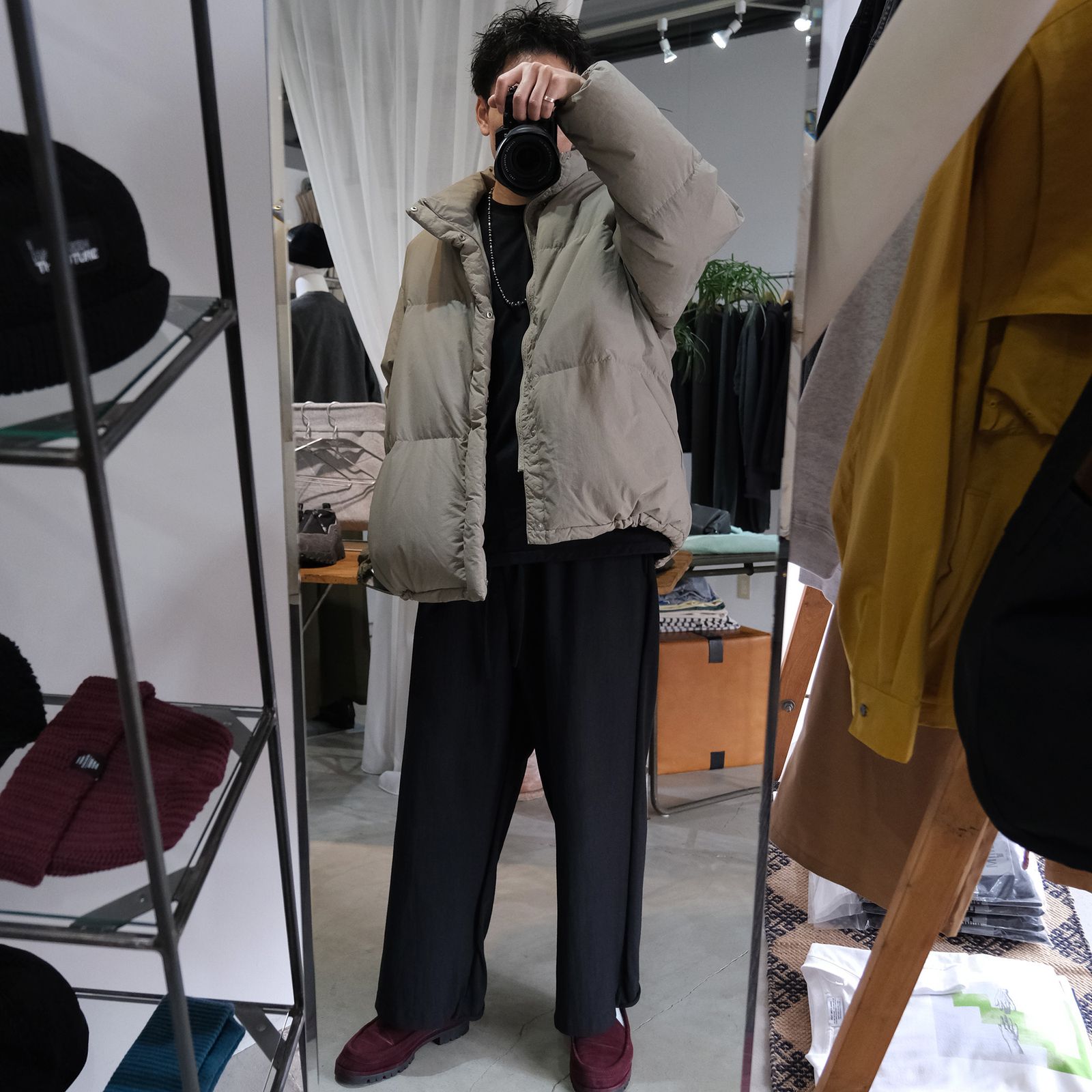 Garment Dyed Down Jacket -ダウンジャケット-（Grege / グレージュ）