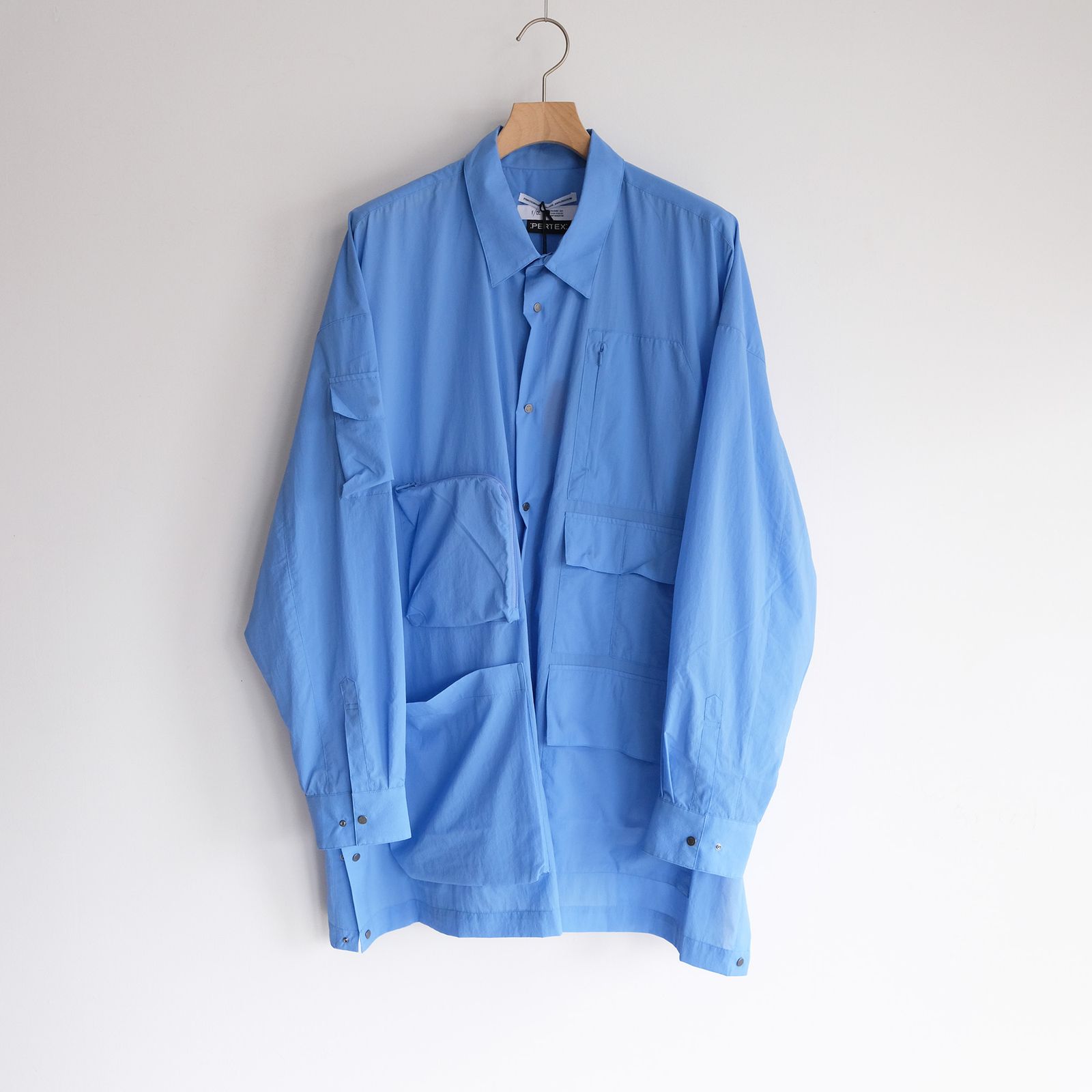 Pertex Utility Longline Shirt -シャツ-（Blue / ブルー）