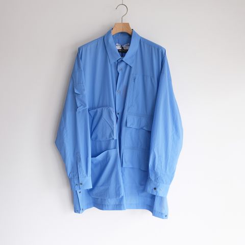 Pertex Utility Longline Shirt -シャツ-（Blue / ブルー）