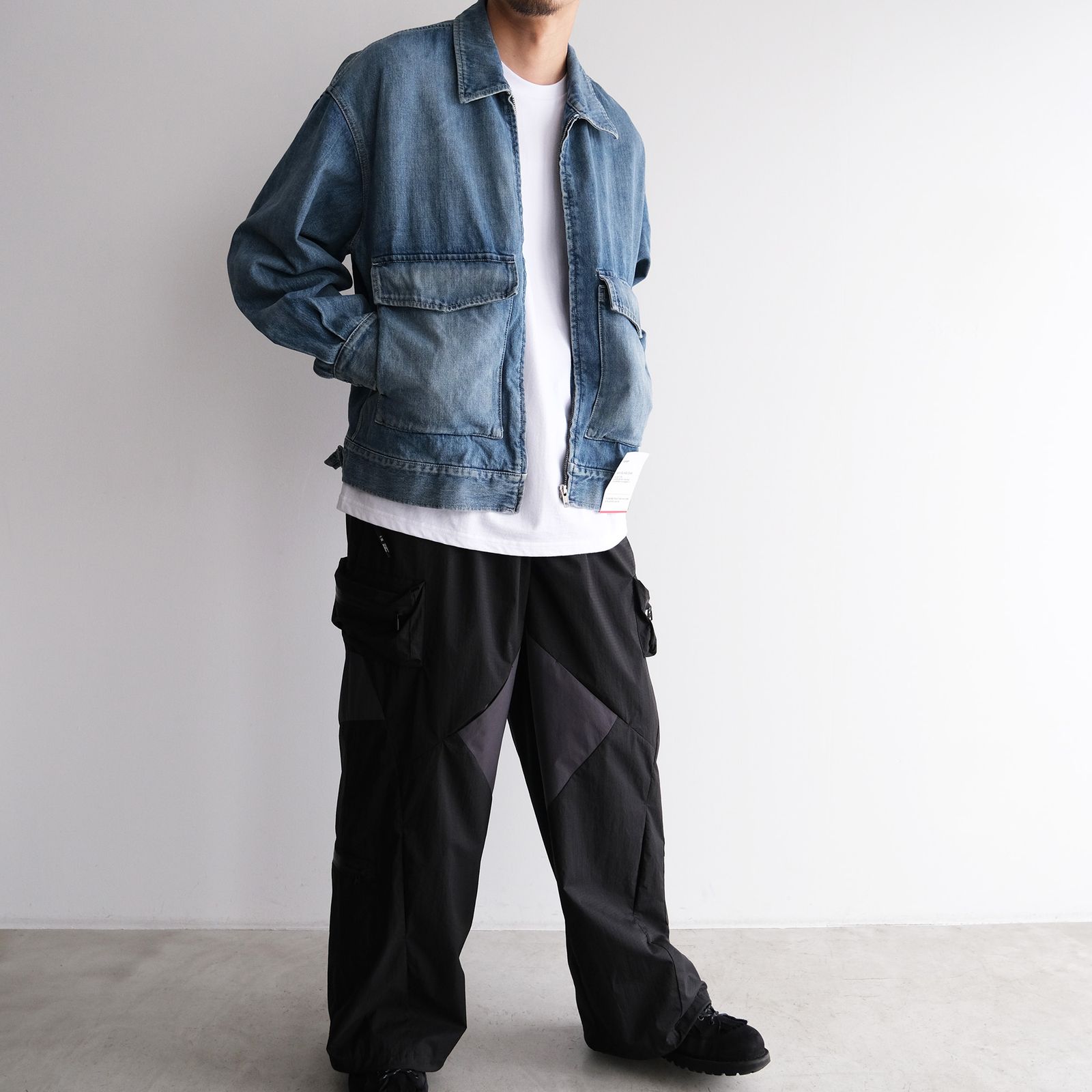 Selvage Denim Zip Jacket -デニムジャケット-（Indigo Light Fade / インディゴライトフェイド）