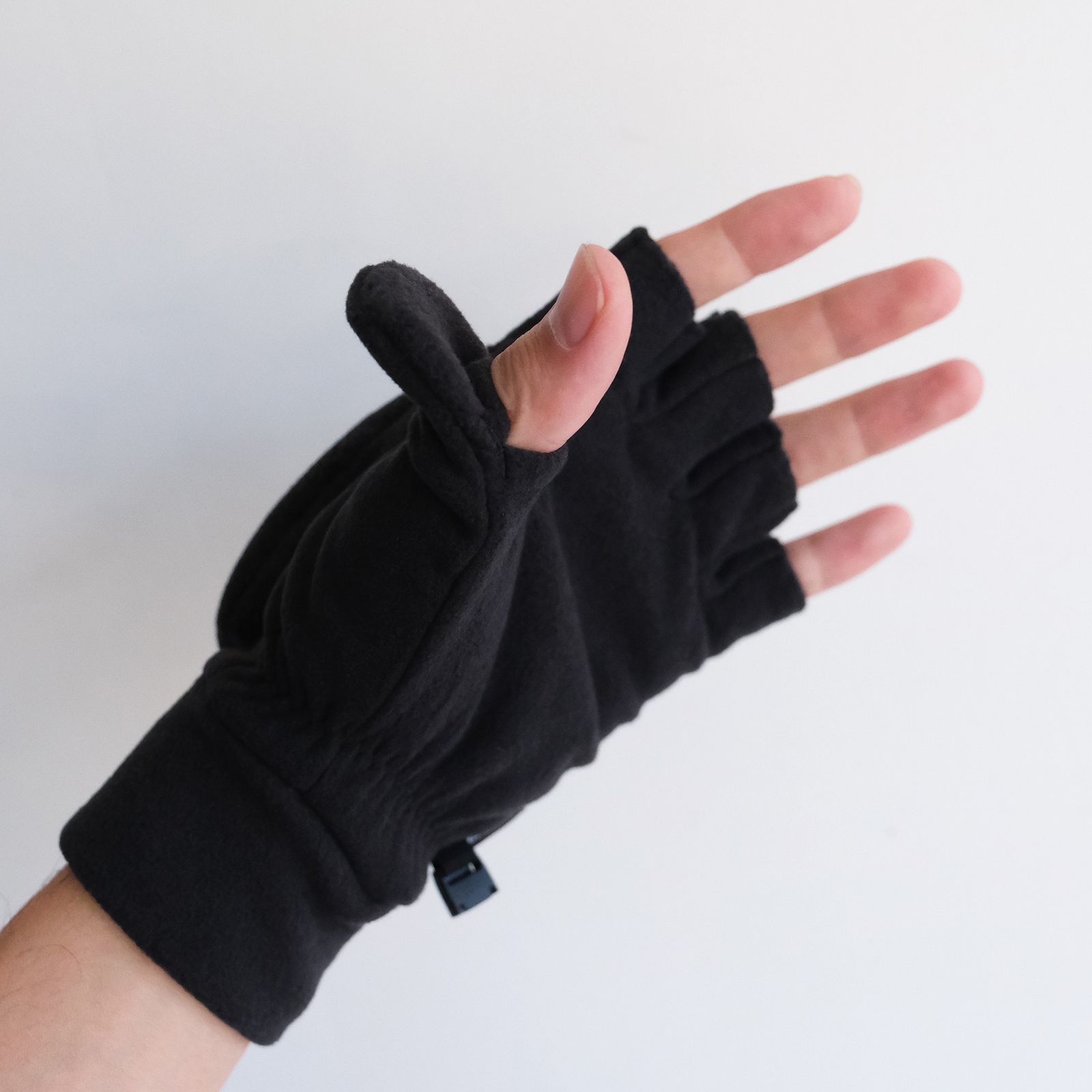 Pigment Print Wash Polartec Mitten -グローブ-（Black / ブラック）