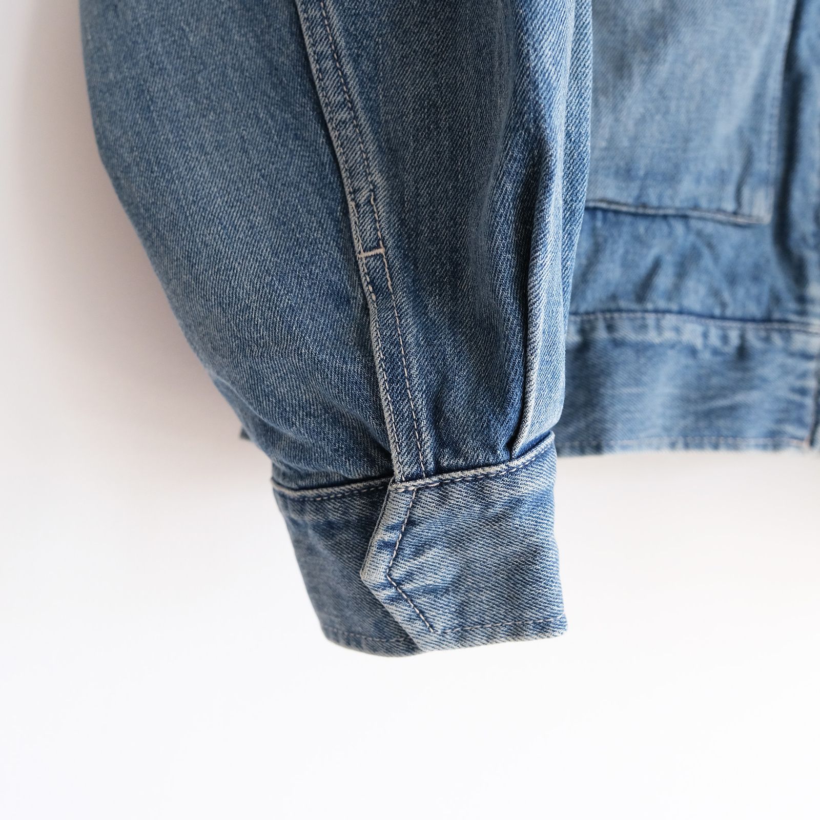 Selvage Denim Zip Jacket -デニムジャケット-（Indigo Light Fade / インディゴライトフェイド）