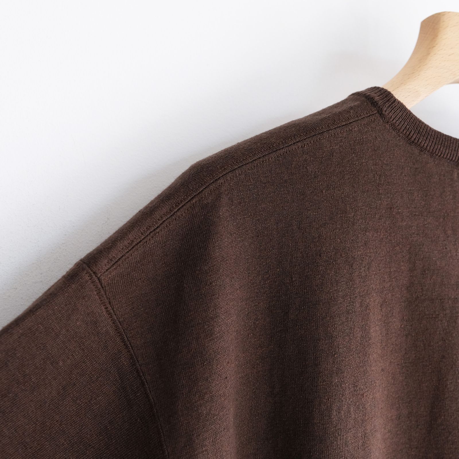 2/26Safirin 18Gauge Knit Pullover -Tシャツ-（Brown Mix / ブラウンミックス）
