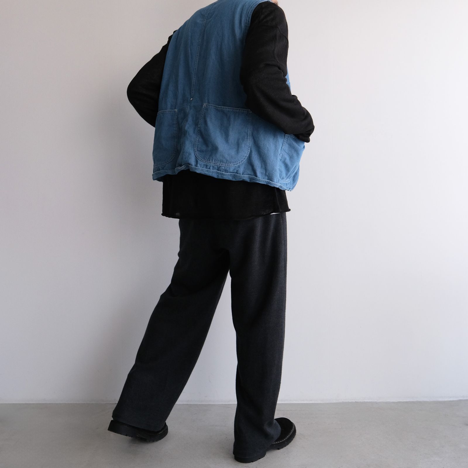 Denim Hunting Vest -ベスト-（L.Blue / ライトブルー）