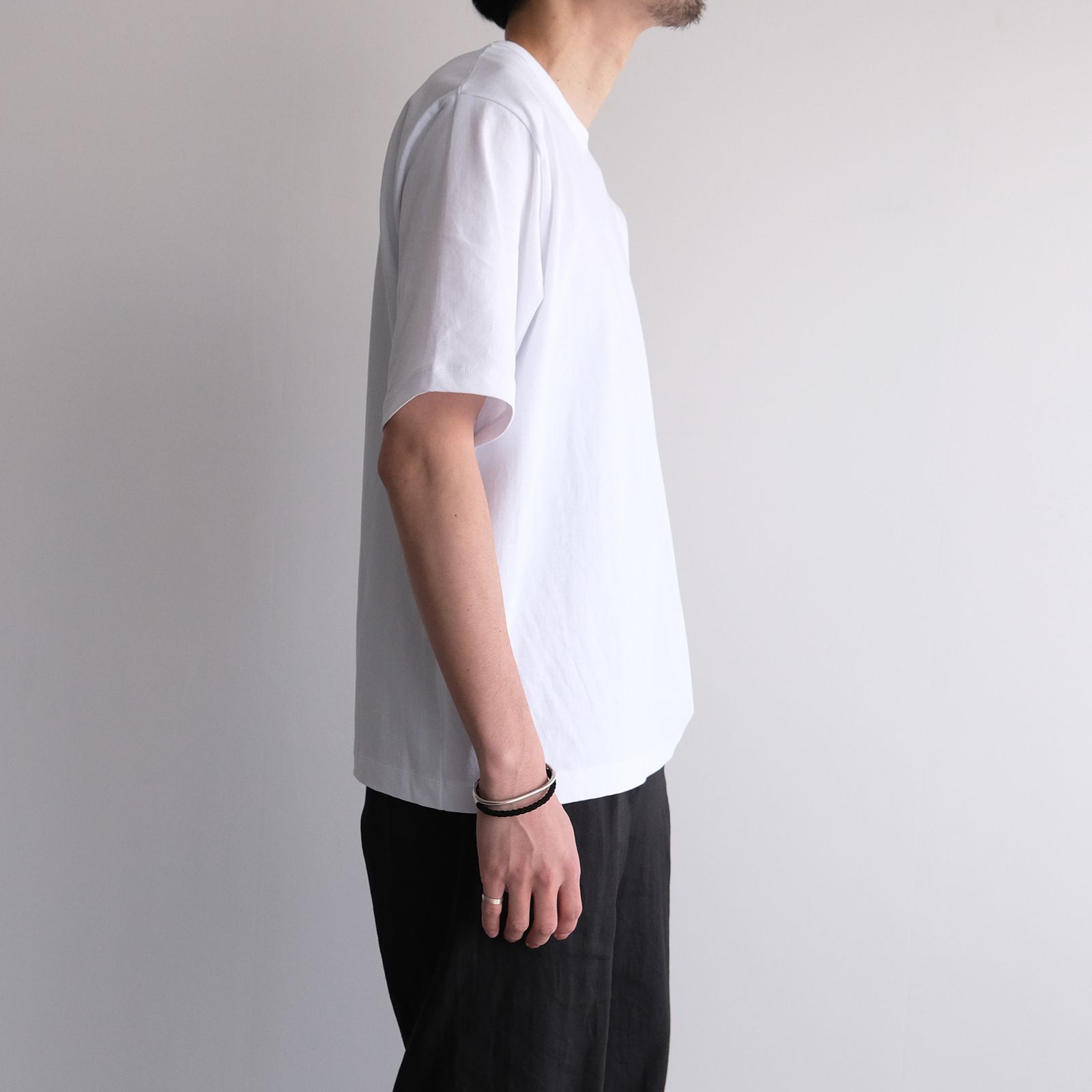 Dry Cotton Jersey Standard T-Shirt -Tシャツ-（White / ホワイト）