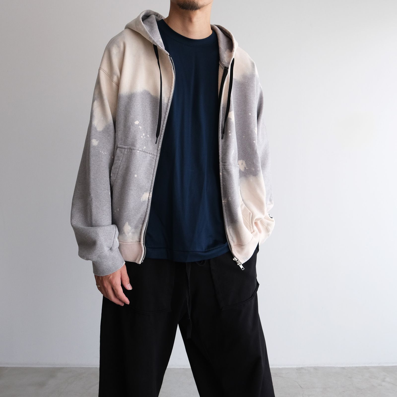 Suvin 60/2 Over Sized Long T-Shirt -Tシャツ-（Blue / ブルー）
