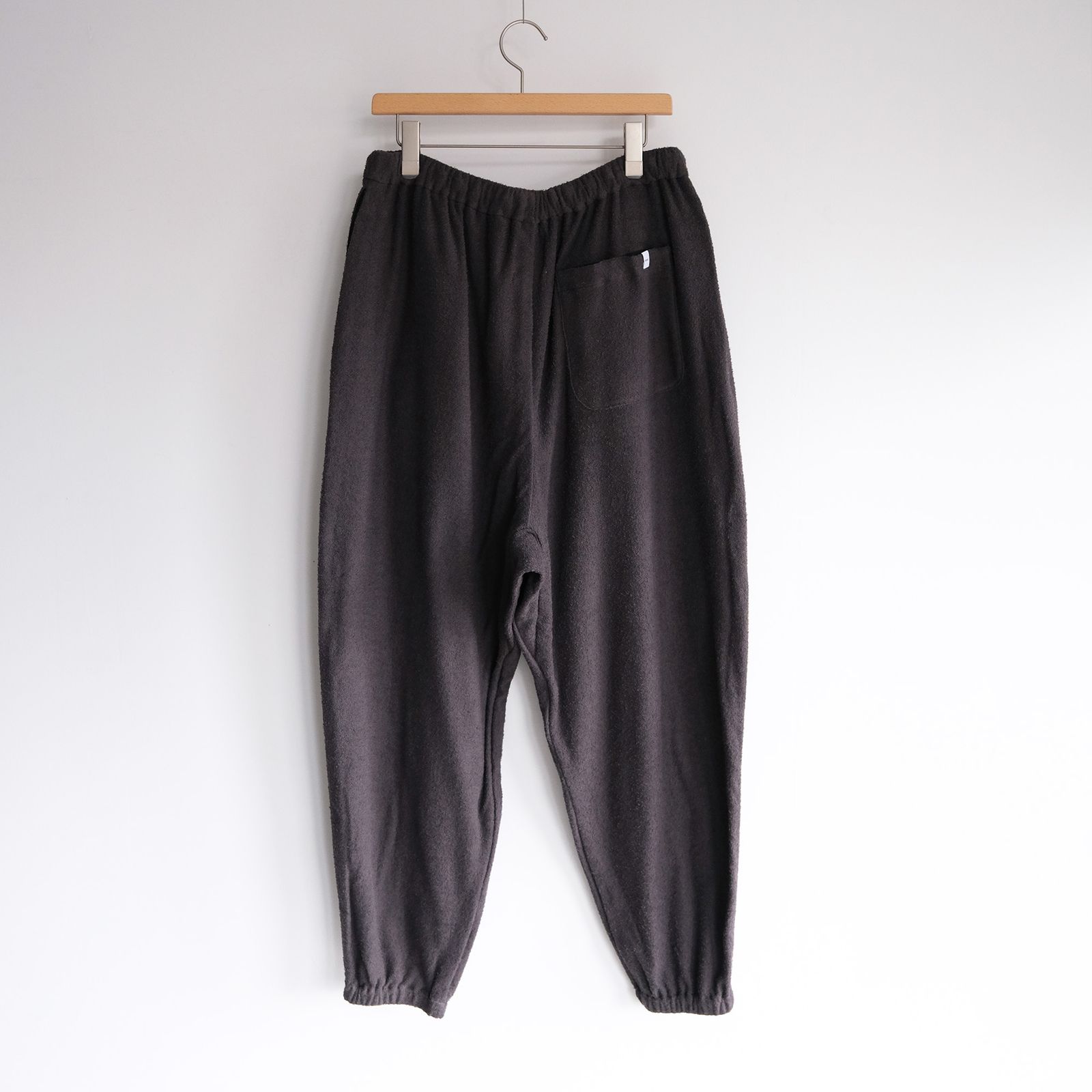 SAUNAS"サ"Towel Cloth Wide Easy Pants -パジャマ-（Charcoal Gray / チャコールグレー）