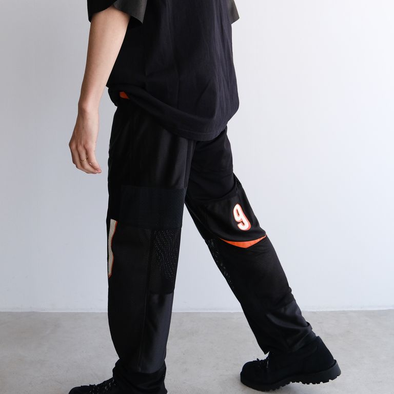 77CIRCA - circa make patchwork mesh pants -パンツ-（Black 