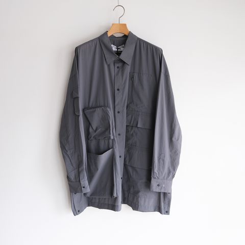 Pertex Utility Longline Shirt -シャツ-（Gray / グレー）