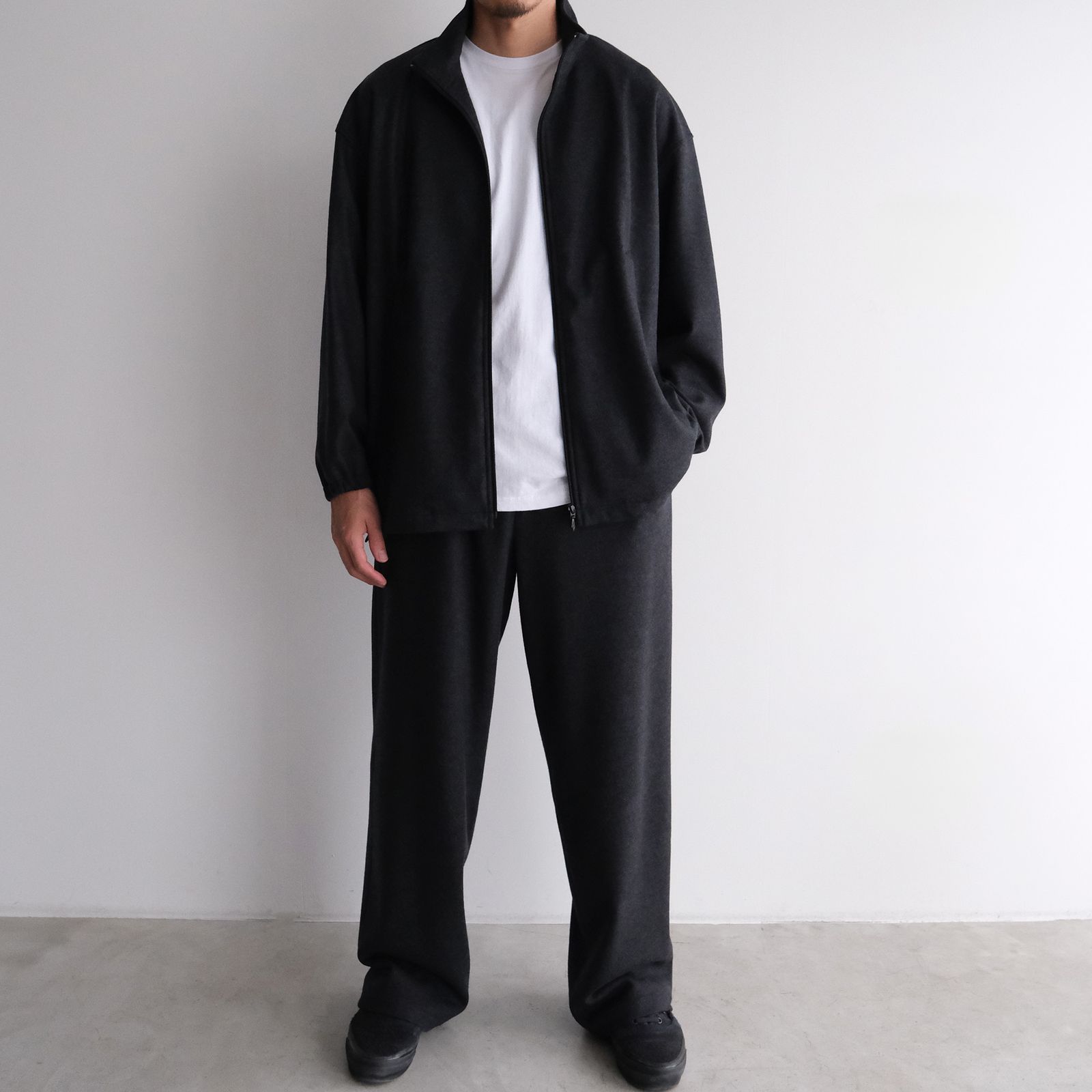 Wool Smooth Flannel Track Blouson -ブルゾン-（Gray / グレー）GU253-30220B