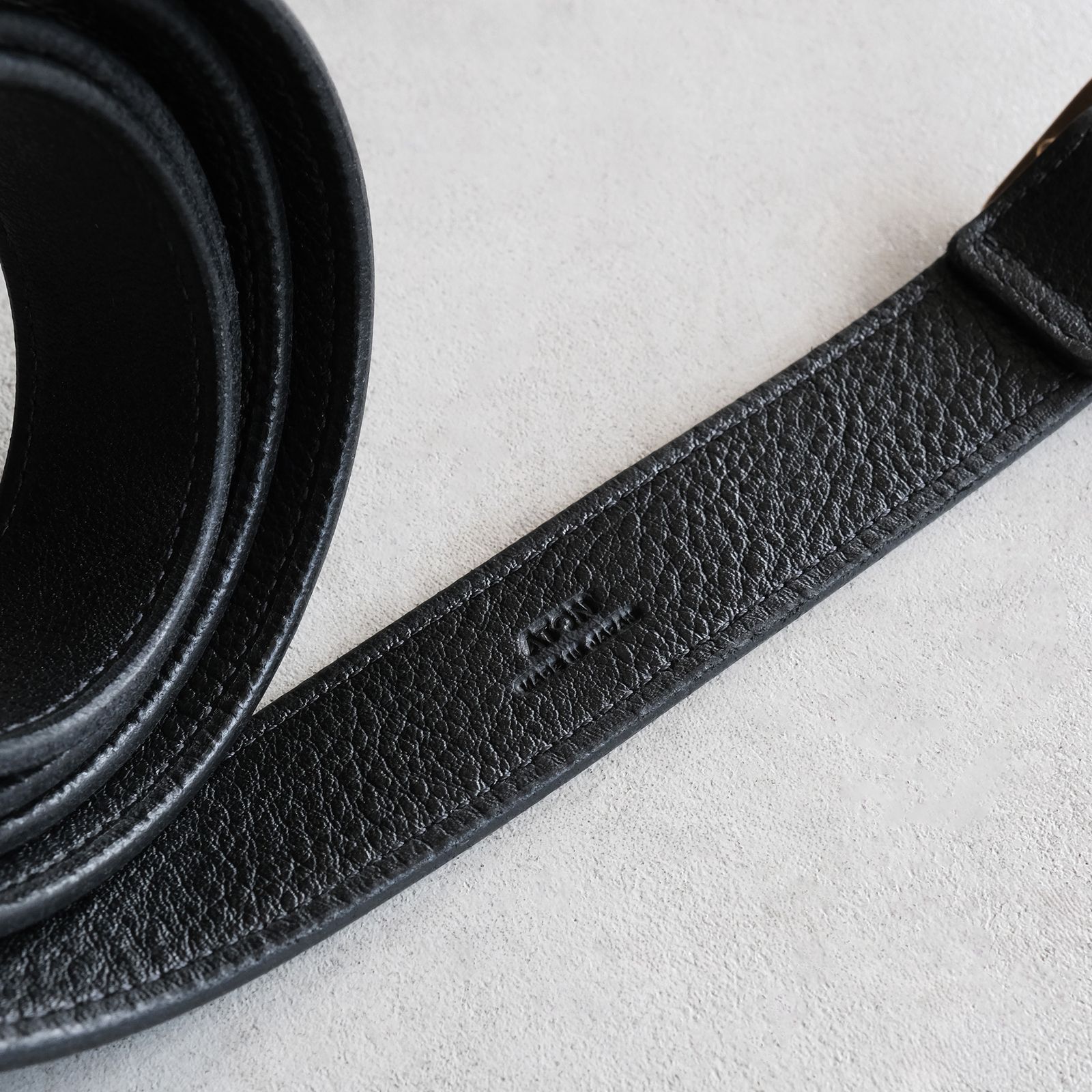 Cowhide Leather Belt -ベルト-（Black / ブラック）
