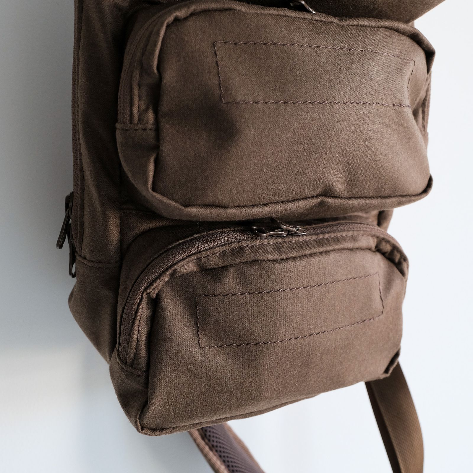 Fine Wool Saxony Medium Shoulder Bag -バッグ-（Brown / ブラウン）GU263-90428