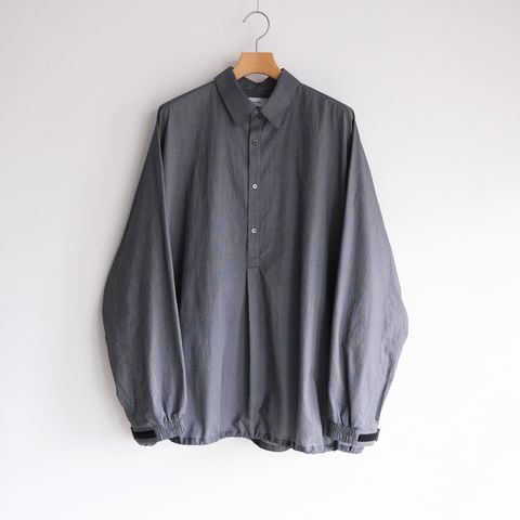 Seersucker Pullover Shirt -シャツ-（Gray / グレー）GU261-50445