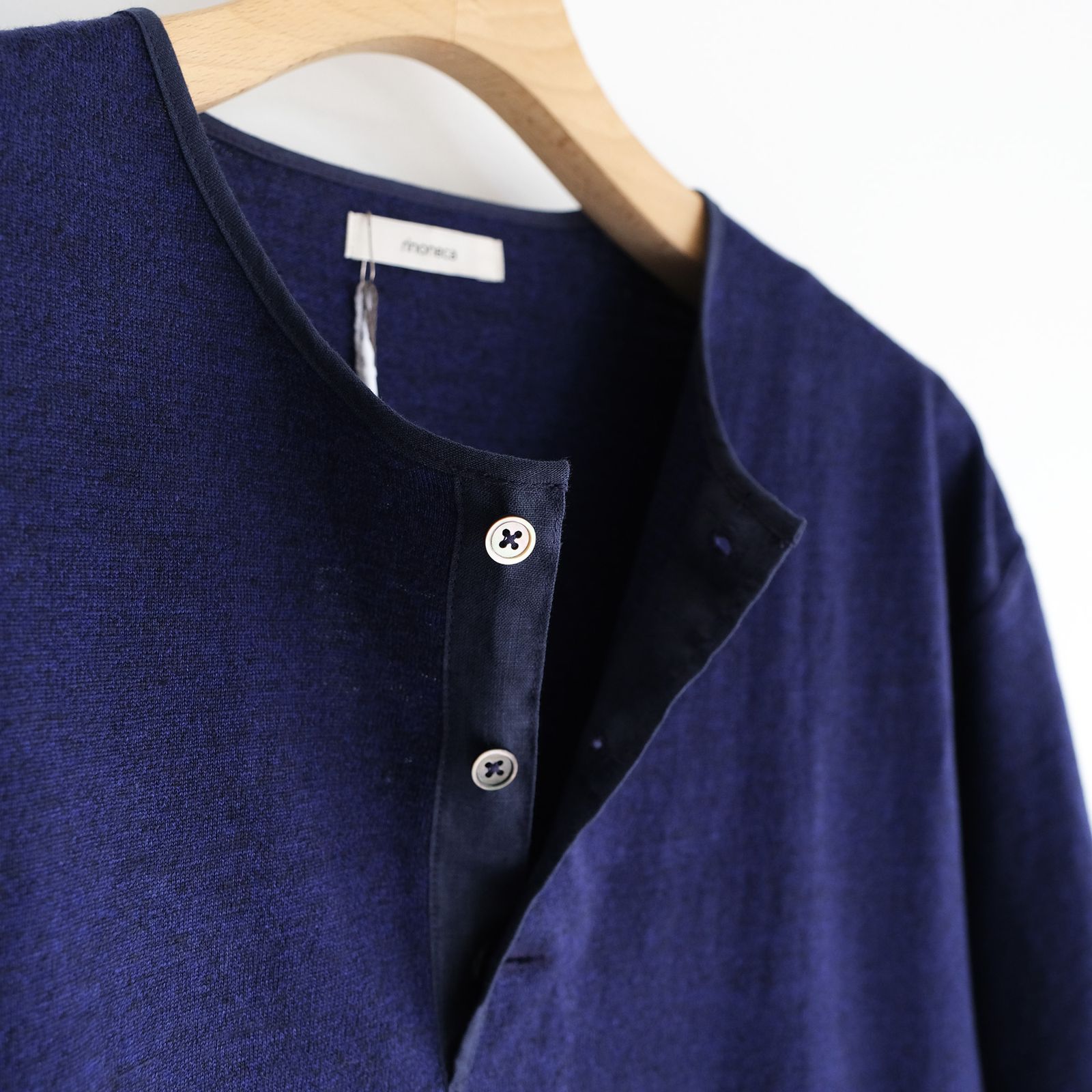 Linen 10oz Henry Neck Pullover -Tシャツ-（Royal Blue / ロイヤルブルー）