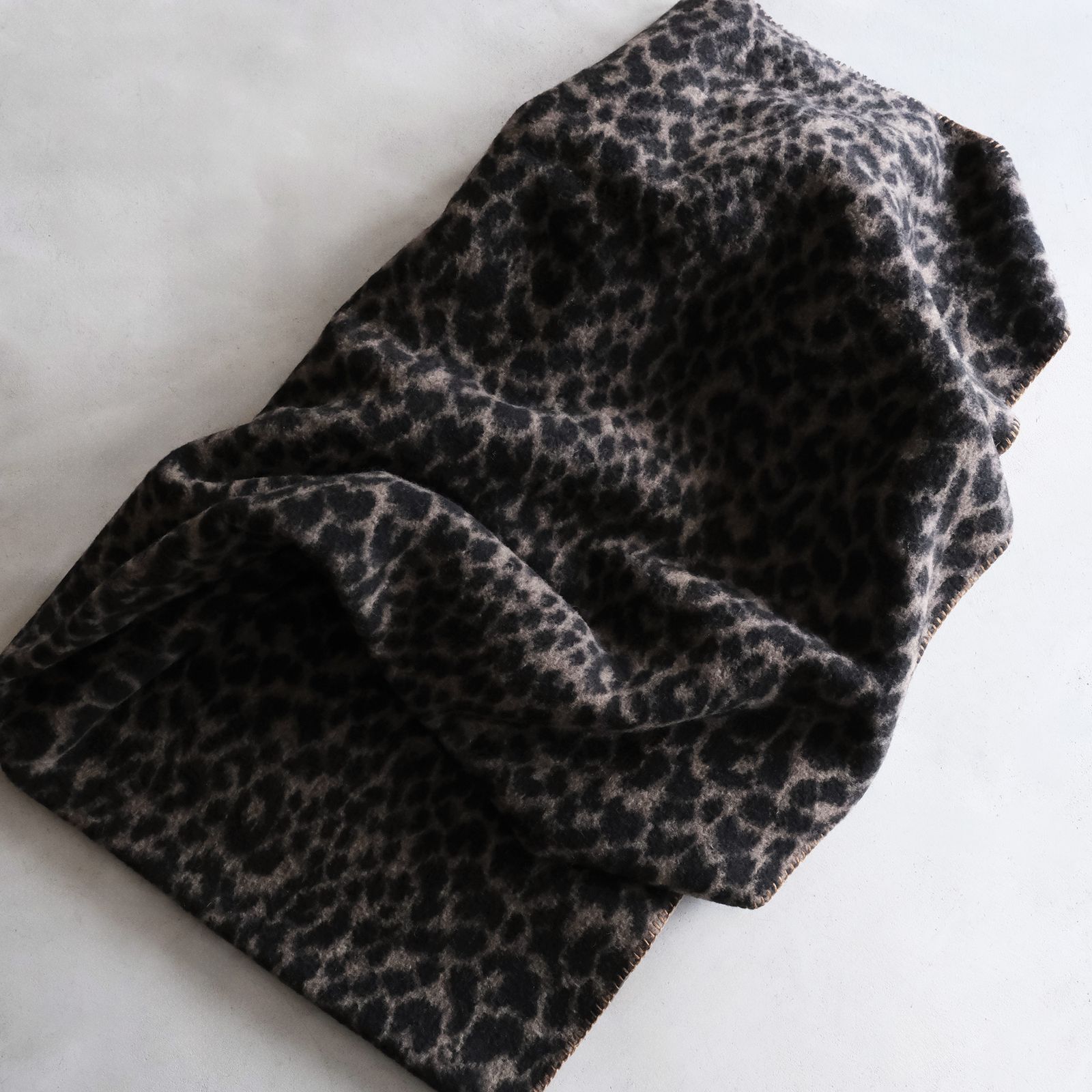 Leopard Blanket -ブランケット-（Brown / ブラウン）