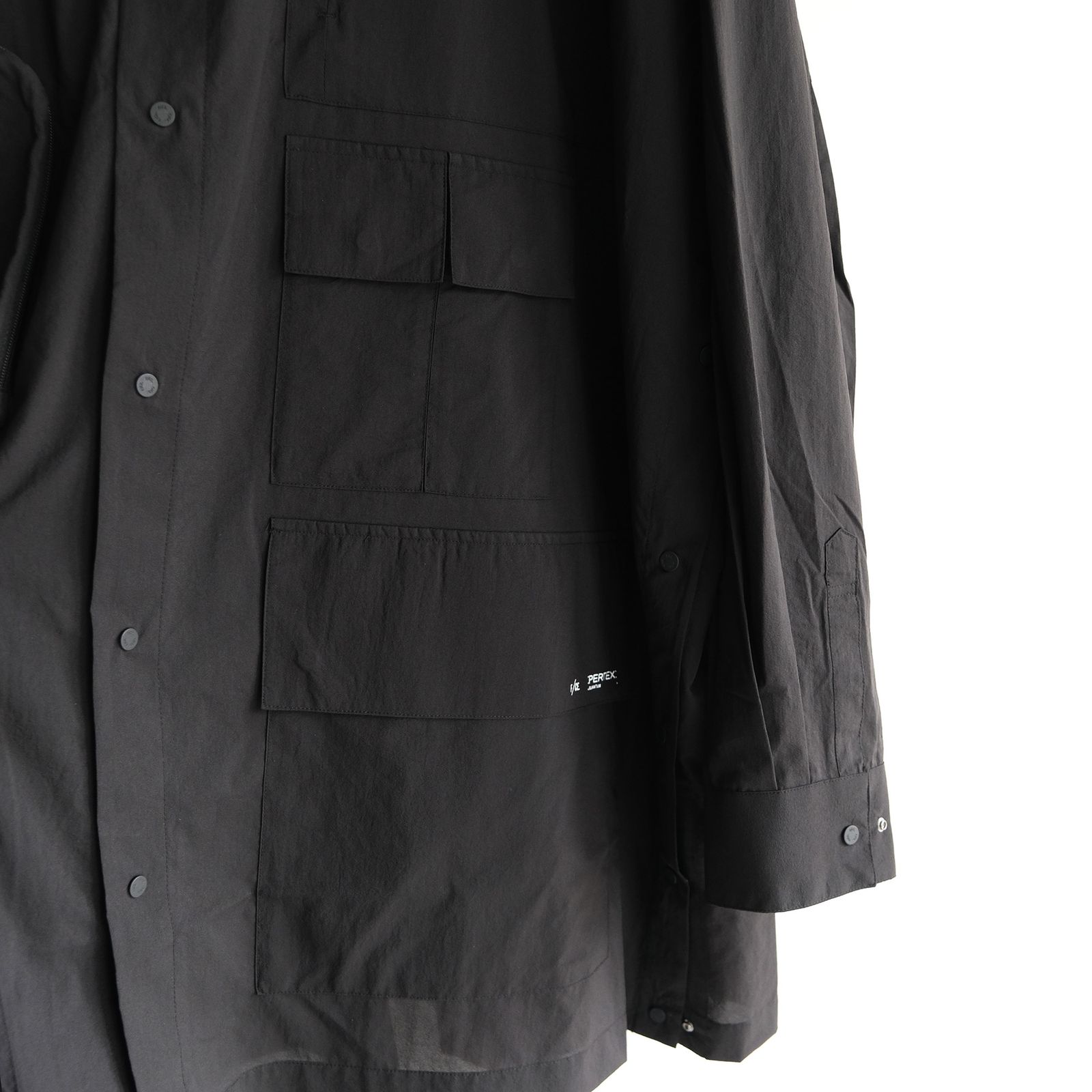 Pertex Utility Longline Shirt -シャツ-（Black / ブラック）