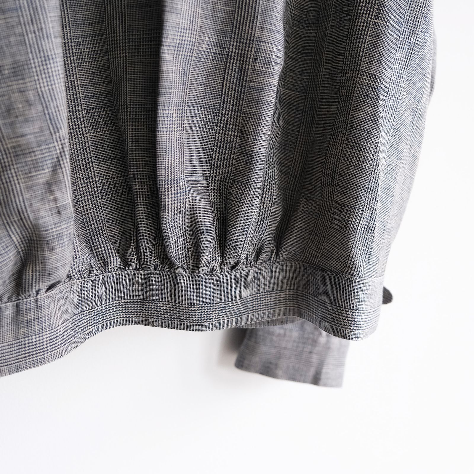 Linen-Trucker Jacket -ジャケット-（G.Plaid / グレンチェック）