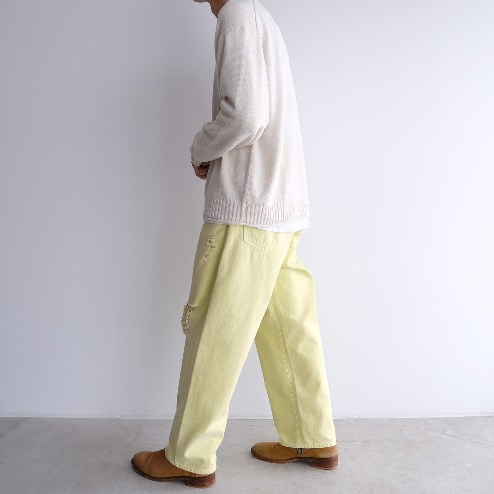 Cotton Denim -Denim Pants- パンツ（L.Yellow / L.イエロー）