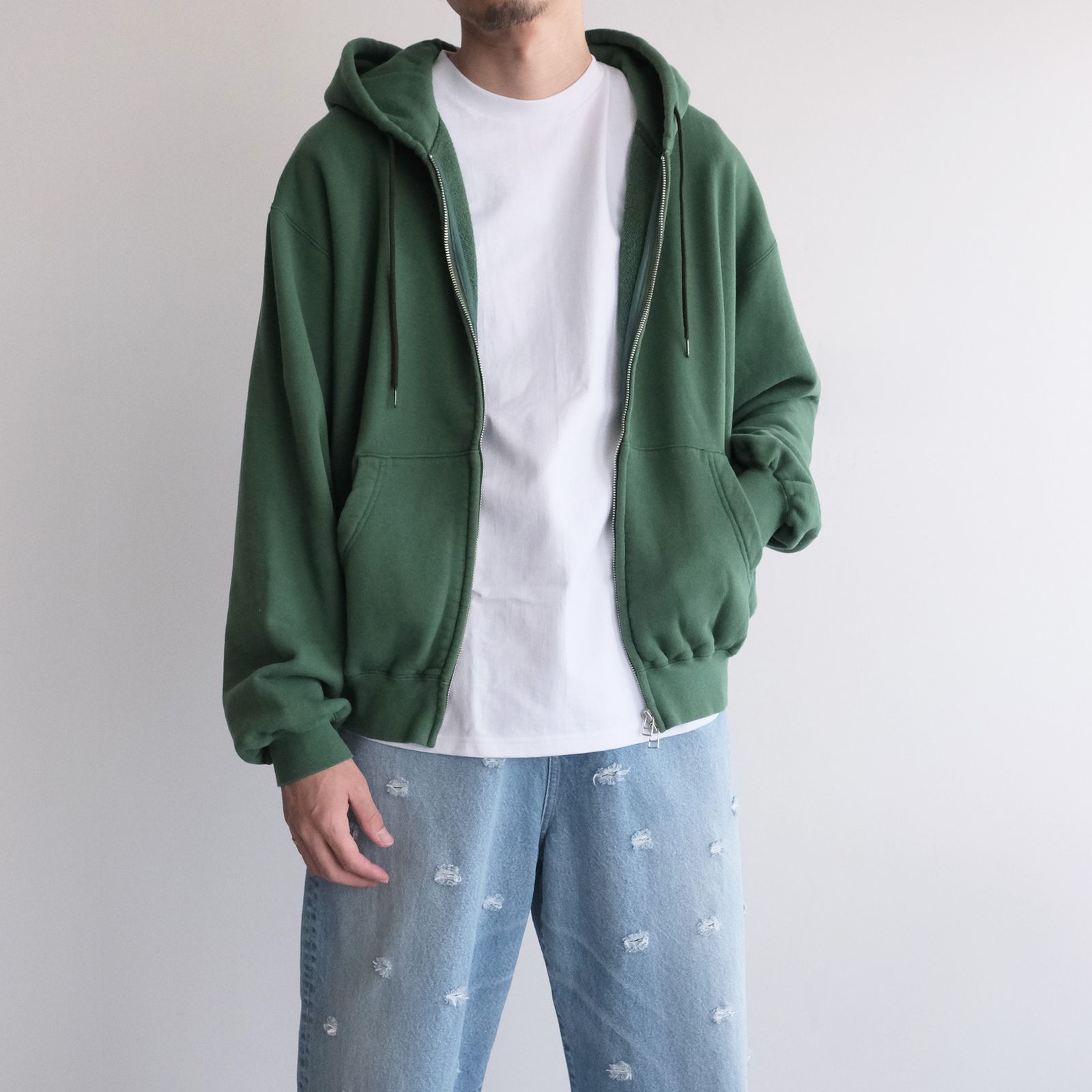 Jumberca Zip Up Hoodie -パーカー-（Green / グリーン）