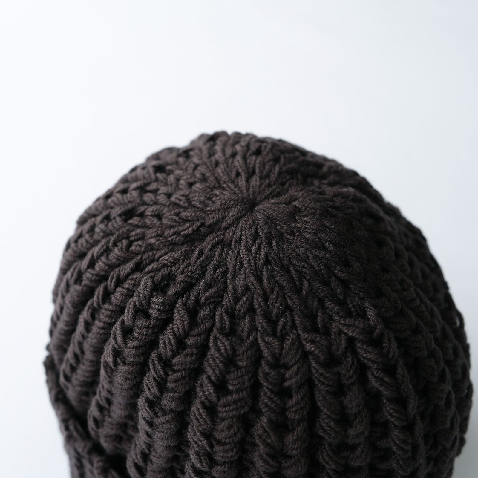 Big Knit -ニットキャップ-（Brown /ブラウン）