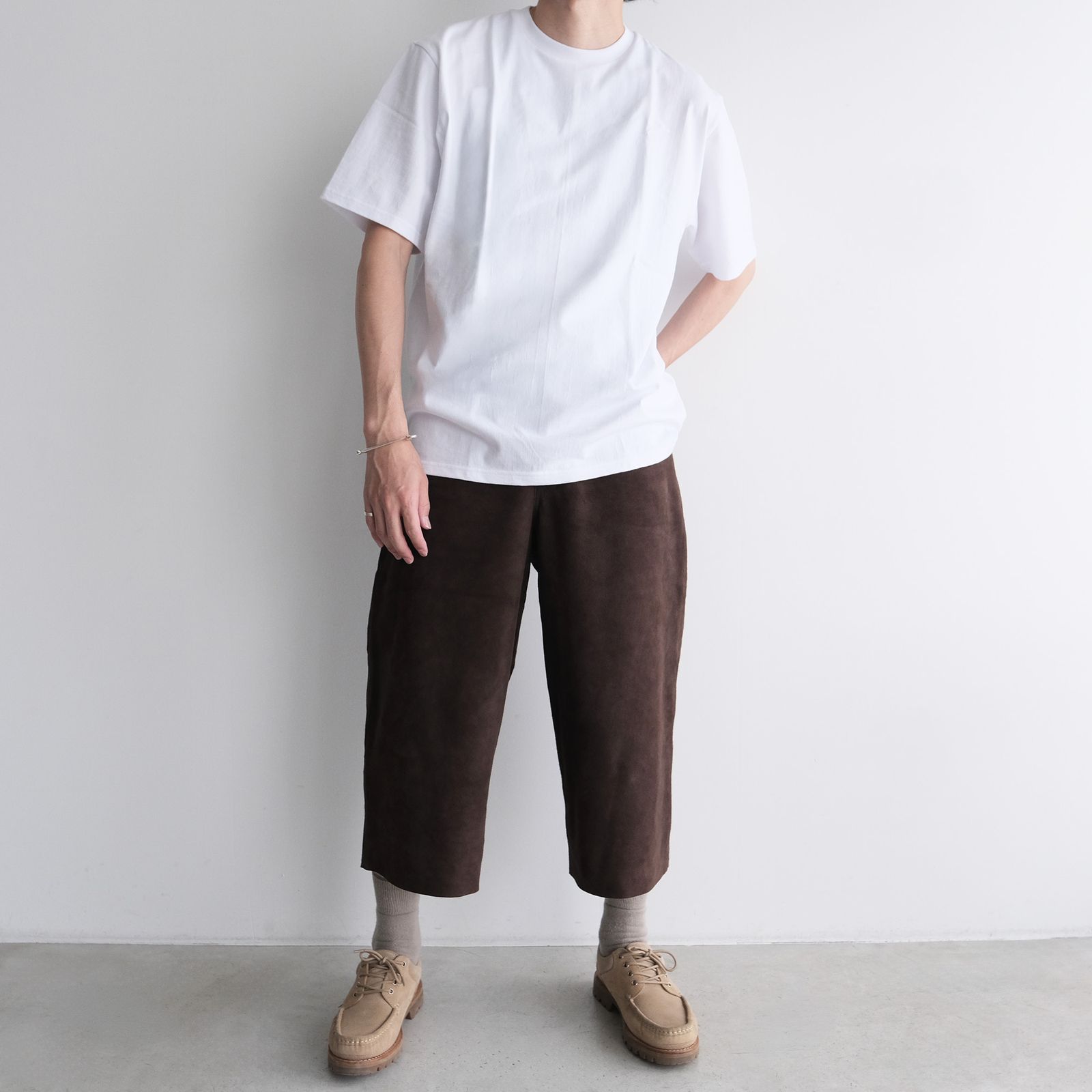 Suede Trousers -パンツ-（Brown / ブラウン）