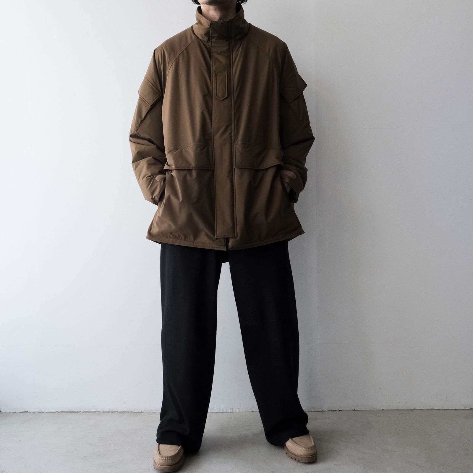 PERTEX SHIELD Insulated Military Parka -ジャケット-（Brown / ブラウン）GM263-30271