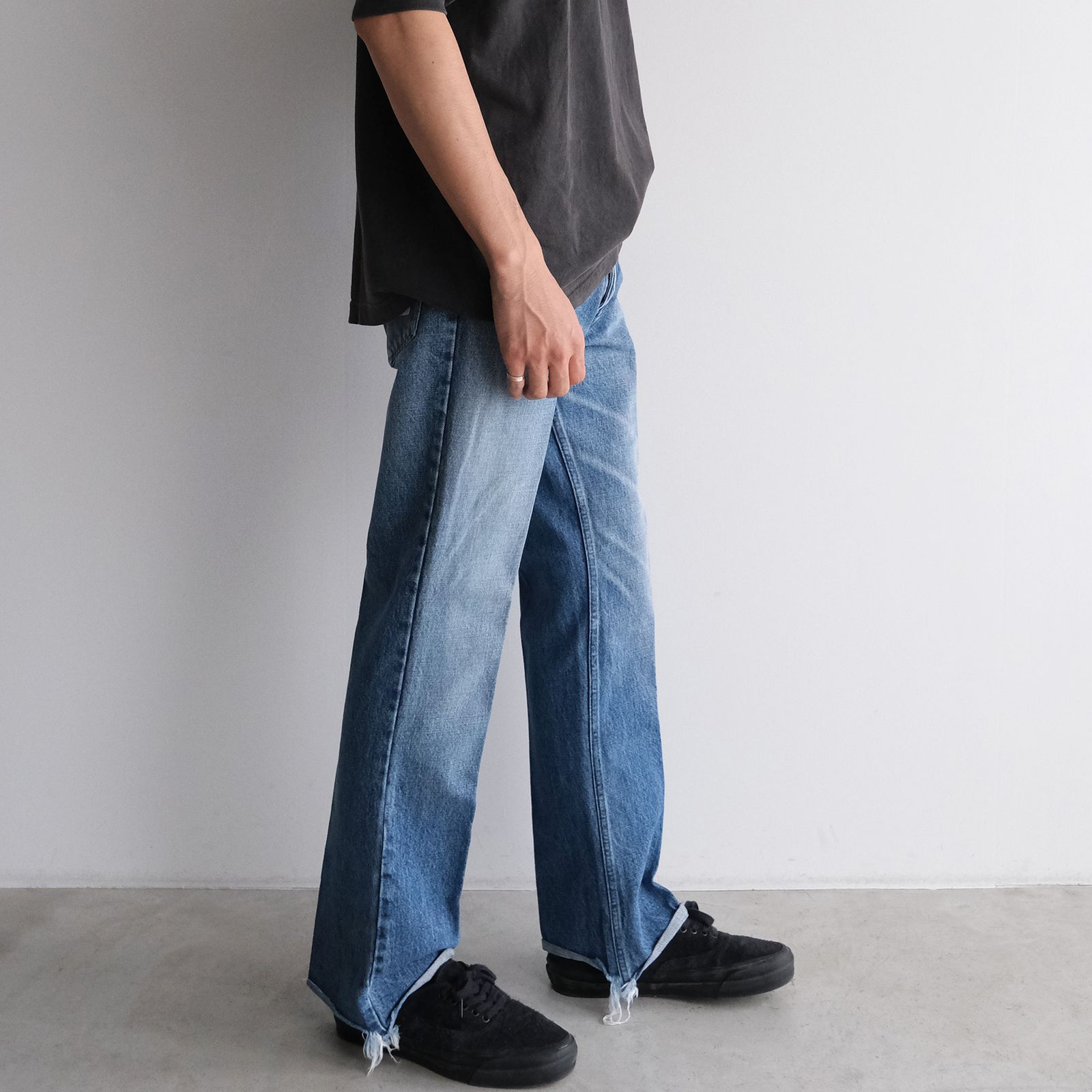 002 Flare Denim -デニム-（Blue Used / ブルーユーズド）