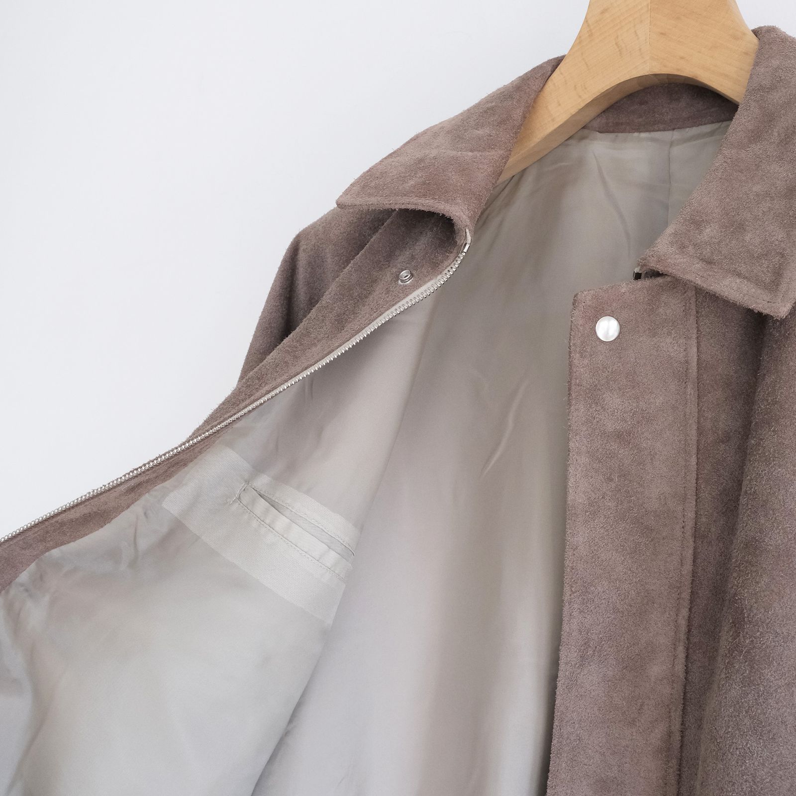 Hairy Suede Raglan Blouson -ブルゾン-（Ash / アッシュ）GU263-30324