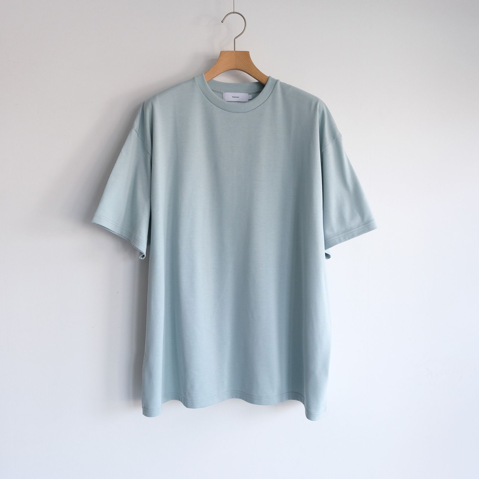 Tri Spun Cotton S/S Oversized Tee -Tシャツ-（Smoke Blue / スモークブルー）GM261-70351